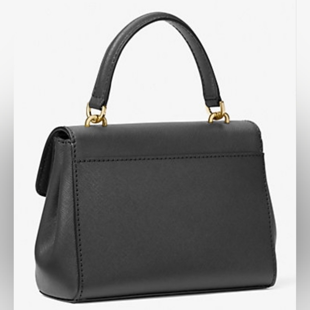 Michael Kors Ava Extra Small Saffiano Crossbody, Navy Blue - Picture 10 of 12